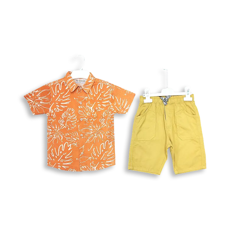 Classic Shirt & Shorts Set